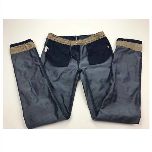 A.Yilian Skinny Fit Ankle Grazer Metallic Thread - Picture 5 of 8